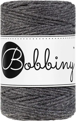 Vista 13 de Bobbiny Cordón de macramé de una sola capa para bebé de 0.069 pulgadas (100% algodón reciclado)
