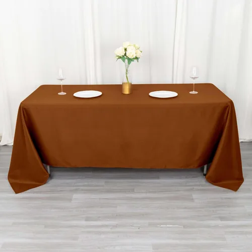 Vista 146 de Efavormart - Mantel rectangular, 60 x 102 pulgadas, resistente a las manchas y a las arrugas, lavable, mantel decorativo oblongo de tela de Amatista