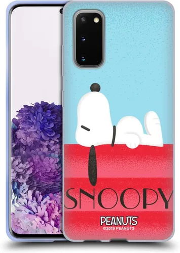 Vista 293 de Head Case Designs Snoopy Deco Dreams - Funda de gel con licencia oficial de Peanuts Blue Pattern [protección de grado militar] compatible con Google
