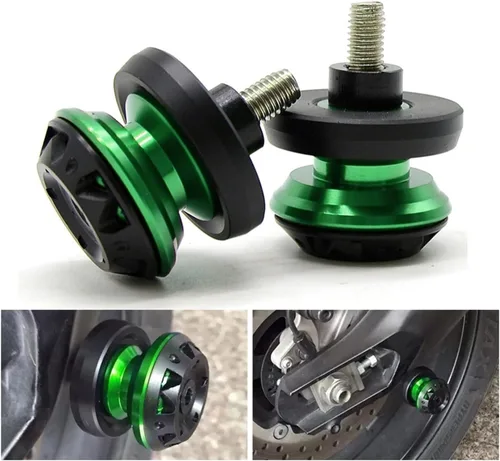 Vista 2 de Carretes de basculante para motocicleta, tornillos deslizantes para Kawasaki VERSYS 1000 Z800 Z 1000SX Z800 Z 1000SX Z250 Anticaída Marco Negro