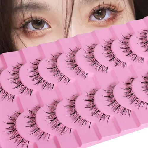 Vista 17 de Pestañas postizas de visón 3D, pestañas postizas naturales y finas, 0.59 pulgadas, pestañas largas y esponjosas, herramientas de maquillaje de ojos