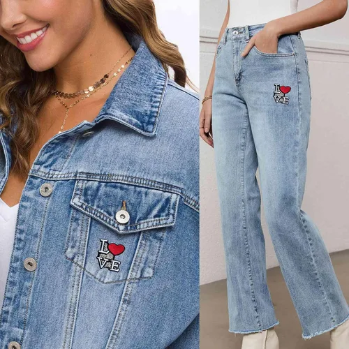 Vista 6 de 2 piezas de parches para planchar con diamantes de imitación para ropa, chaqueta, bolsos, mochilas