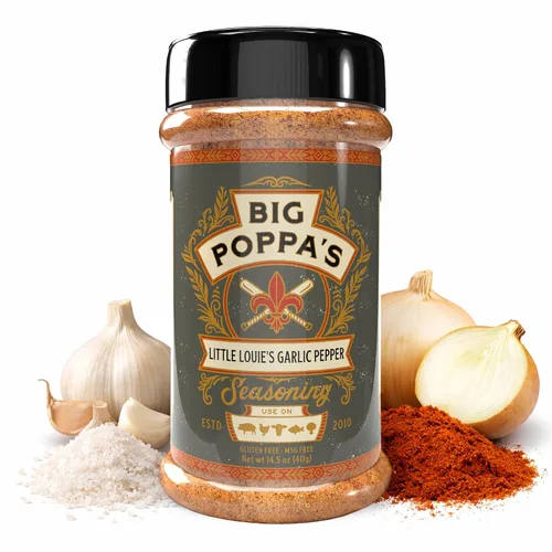 Vista 16 de Big Poppa's Double Secret Condimento para Bistec – Sazonador para Bistec Galardonado con Sal Marina Fina, Ajo en Polvo y Sal de Limón – Mezcla