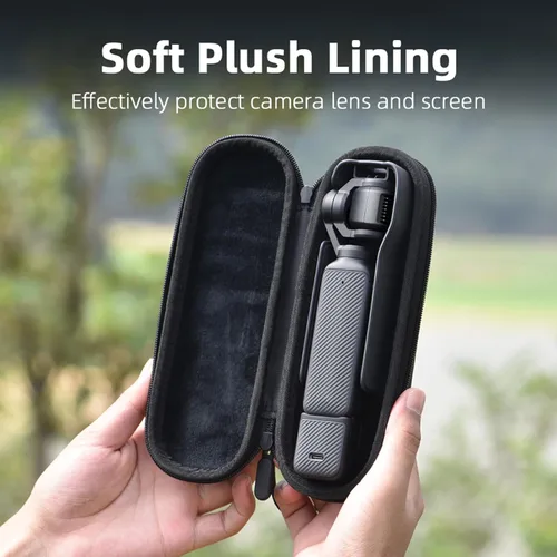 Vista 10 de BRDRC Estuche de transporte para DJI Osmo Pocket 3, estuche de almacenamiento duro portátil, bolsa de transporte bolsillo 4/Xtra Muse Accesorios