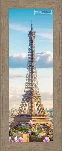 Vista 12 de Poster Palooza 3x3 Inch Rustic Walnut Complete Wood Square Picture Frame with UV Acrylic Plexiglass, Foam Board Backing & Hardware Included - 3x3