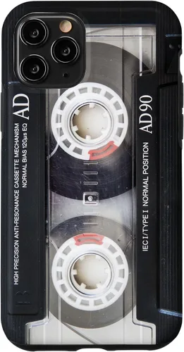 Vista 27 de iPhone 16 Vintage Music Audio Cassette Cinta Retro 90s 80s 70s 60s Caso