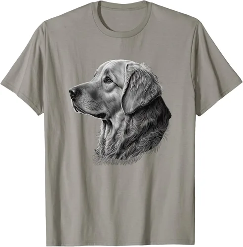 Vista 29 de Camiseta divertida Golden Retriever, Negro