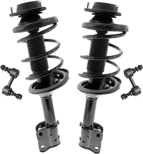 Vista 16 de Detroit Axle - Kit de 4 piezas RWD Puntales Delanteros Barras Estabilizadoras para Ford F-150 2021 2022 2023 2024, 2 Puntales con Resorte Helicoidal