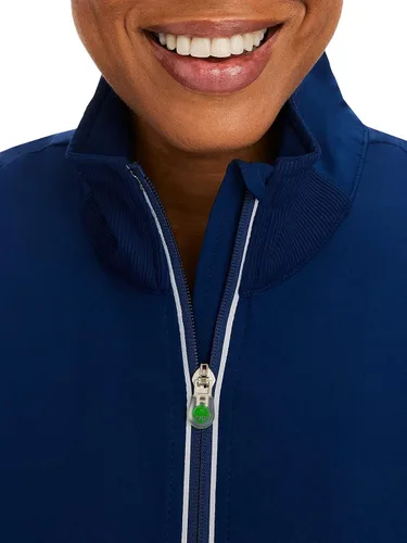 Vista 5 de Healing Hands Womens Scrub Jacket 2 Pocket HH360 5067 Carly Zip Up Stylish Women Jacket