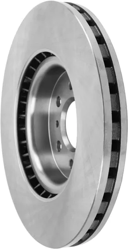 Vista 210 de Detroit Axle - Rotores de freno delantero para 04-13 Mazda 3 Rotores de frenos de disco 06-15 Mazda 5 Reemplazo: Rotor regular delantero de 11.81