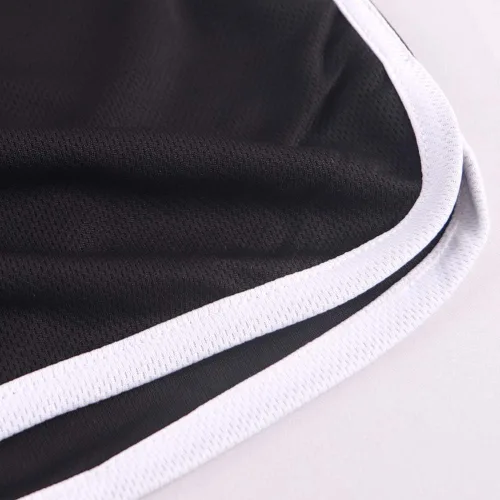 Vista 5 de Pantalones cortos de correr para hombre, de malla y culturismo de secado rápido