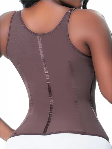 Vista 2 de Sonryse O24ZL Fajas Colombianas Reductoras y Moldeadoras Chaleco de Compresión Shaper Tummy Tuck Faja para Mujer