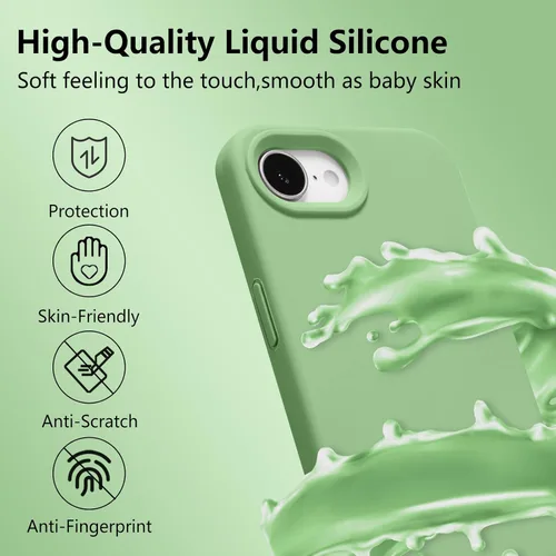 Vista 342 de Funda magnética de silicona para iPhone 13 Pro, color blanco antiguo [Compatible con Magsafe] [Forro de microfibra suave antiarañazos], funda