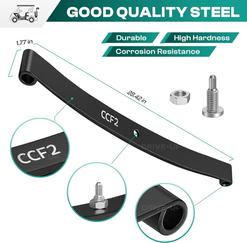 Vista 2 de DRIVE UP Golf Cart Standard Front Leaf Spring for Club Car Precedent and DS Models