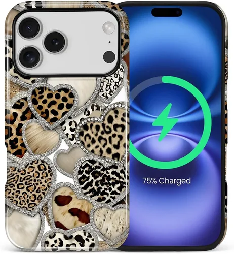 Vista 38 de Funda Compatible con iPhone 13/14 [Compatible con MagSafe] Protección de Doble Capa de Cáscara Dura Híbrida, Funda Magnética Protectora a Prueba