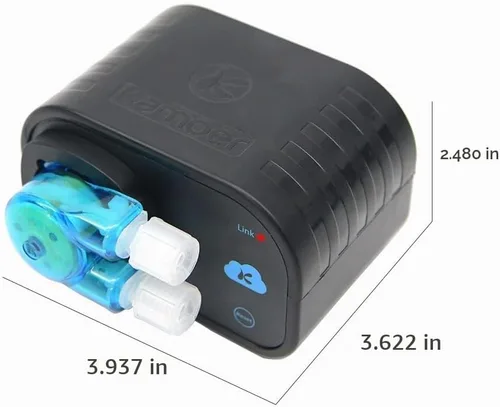 Vista 4 de Kamoer X1 PRO-T 2.4 fl oz/min pequeña bomba dosificadora automática programable del acuario