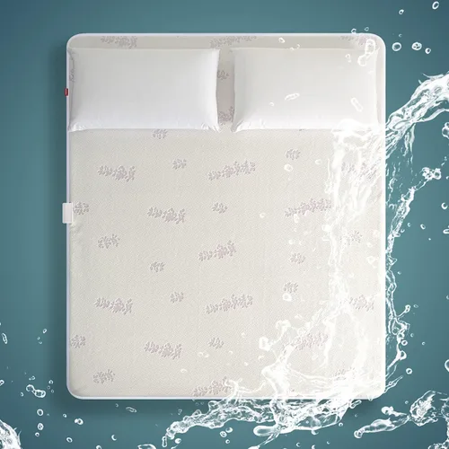 Vista 4 de Jet's Home Protector de colchón tamaño individual con cremallera, funda de colchón impermeable extraíble y ajustable de 360 grados para colchón de 9