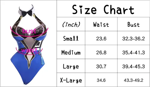 Vista 5 de Traje de conejo para mujer, disfraz de conejo para cosplay de Genshin Impact Bunny
