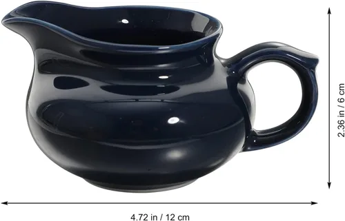 Vista 7 de Kichvoe Jarra de leche, mini terrario, jarabe de café, tanque de terrario, taza de salsa decorativa, dispensador de crema, jarra de café, taza