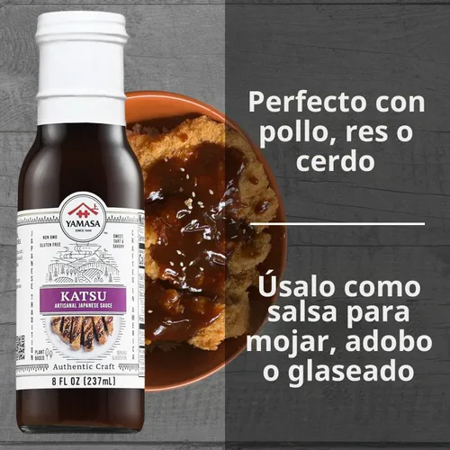 Vista 5 de Yamasa, Salsa Katsu artesanal, sin OMG, 8 onzas líquidas