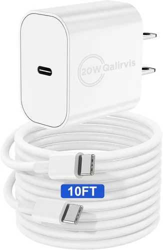 Vista 11 de Cargador USB C para Apple Watch, [certificado MFi] Cargador magnético rápido para iPhone, cable de carga USB C de 6 pies de largo y bloque