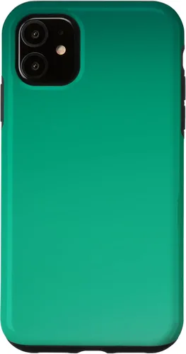 Vista 5 de Funda degradada verde para iPhone 15