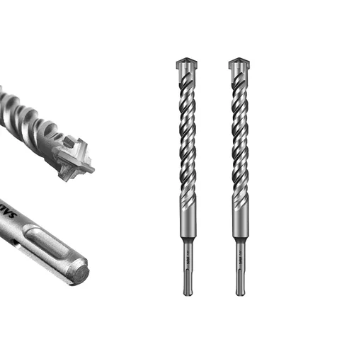 Vista 53 de SALI 10 brocas de martillo giratorio SDS Plus de 1/2 x 6 pulgadas, kit de broca para hormigón, material de carburo de doble rosca de tipo cruzado