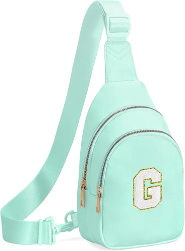 Vista 110 de Regalos de cumpleaños Viverte para niñas de 7, 8, 9, 10, 11, 12, 13 años, pequeño bolso cruzado de hombro con inicial, bolso cruzado de hombro