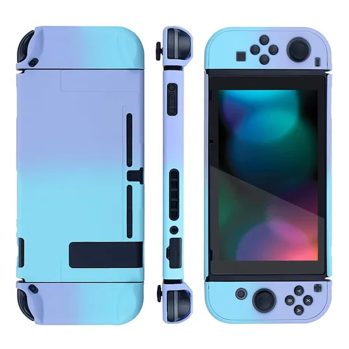 Vista 6 de eXtremeRate PlayVital Cover for Nintendo Switch, Protective Case Protector for Switch - Shock-Absorbent Anti-Scratch Dockable Durable Hard Shell
