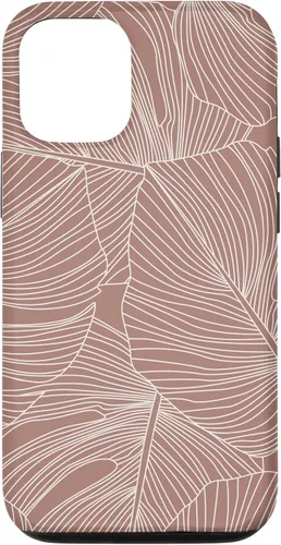 Vista 28 de Modern Minimal Neutral Tropical Monstera Leaf (Terracotta) Case for iPhone 17