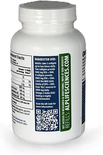 Vista 3 de Suplemento de aceite de pescado TAG Omega 3 - 60