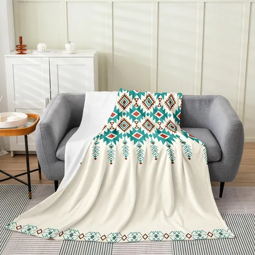 Vista 11 de Erosebridal Sketch Tree Flannel Blanket 40x50 Inch Vintage Farmhouse Fleece Blanket Grey Minimalist Mid Century Fuzzy Plush Throw French Country