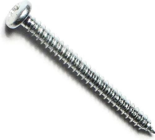 Vista 7 de Hard-to-Find Fastener 014973297435 - Tornillos de hoja metálica con cabeza Phillips Pan, 4 x 1, 100