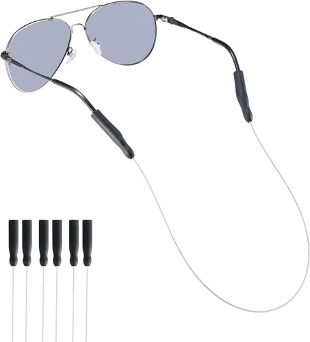 Vista 17 de Correa para Gafas - Correa para Gafas de Sol, Correas para Gafas Sin Cable de Cola, Cordón para Anteojos, Sujetadores de Gafas Alrededor del Cuello