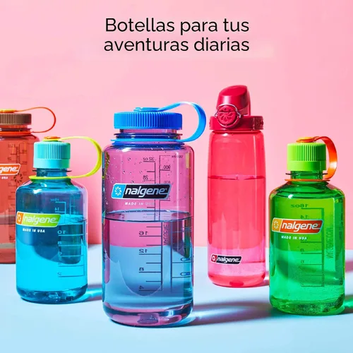 Vista 4 de Nalgene Tritan - Agua multibebida sin BPA, 20 onzas, azul
