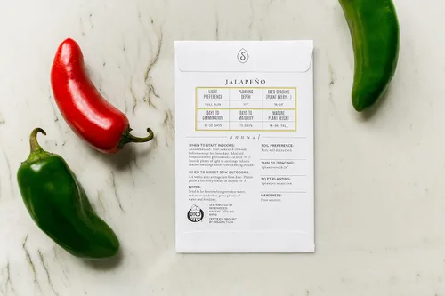 Vista 2 de Sereniseed Semillas de Verduras Certificadas Orgánicas (Paquete de 10) – Sin GMO, Polinización Abierta - Albahaca, Guisantes, Brócoli, Frijol