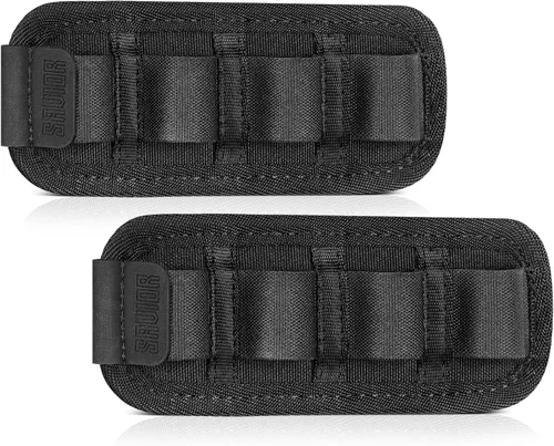 Vista 9 de Savior Equipment Tactical Shotgun Shell Card Bullet Holder for 12 Gauge Ammo, Shotgun Ammo Carrier for 2-6 Round Side Loader