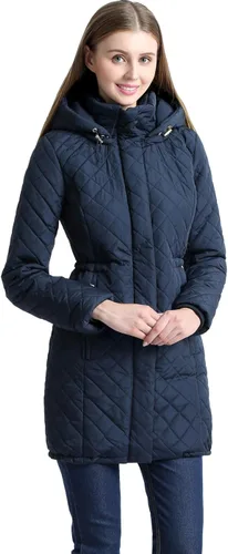 Vista 3 de BGSD Angela - Abrigo tipo parka acolchado impermeable para mujer (talla regular y grande)