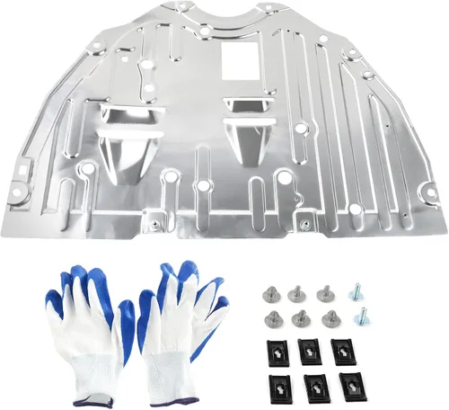Vista 11 de Protector contra salpicaduras del motor compatible con Honda Civic 2016 2017 2018 2019 2020 2021, cubierta protectora bajo el auto OEM 74110-TBA-A00