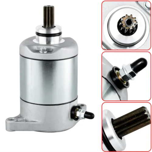 Vista 2 de Motor de arranque 3545-016 31100-38F00 26-1202 para Arctic Cat 366 375 400 y 2002-2010 Suzuki Eiger 400 King Quad 400