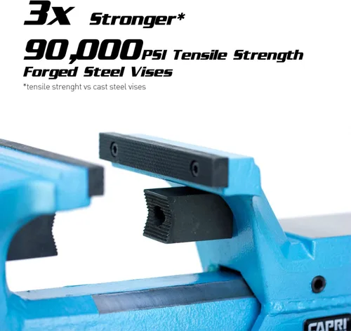 Vista 5 de Capri Tools 10515 Ultimate Grip Tornillo de banco de acero forjado, 4