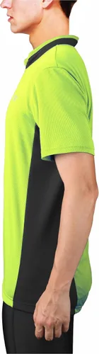 Vista 3 de bpbtti - Camiseta de ciclismo de manga corta para hombre, camiseta de ciclismo MTB con media cremallera frontal y 3 bolsillos posteriores