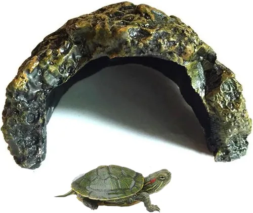 Vista 8 de Accesorios para tanques de tortuga de resina: crea un escondite y hábitat ideales para reptiles