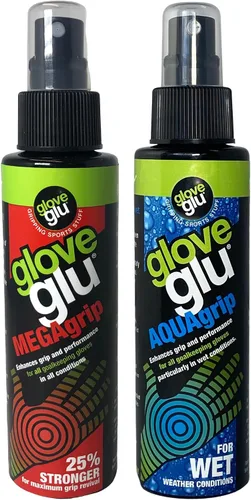 Vista 2 de gloveglu - Guantes de portero en espray Guantes de portero de 4.1 fl oz en aerosol MEGAgrip + guante de portero de 1.7 fl oz en aerosol para lavar