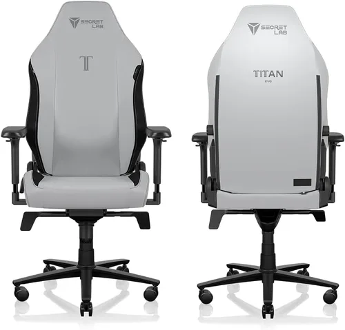 Vista 3 de Secretlab Titan Evo Ash Silla Gaming - Reclinable - Silla de Computadora Ergonómica y Cómoda con Reposabrazos 4D - Almohada Magnética para la Cabeza