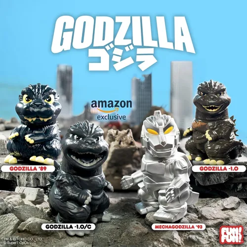Vista 6 de Super7 Fun! Fun! Figura de vinilo Toho Godzilla Minus One (escala de grises) de 5 pulgadas, kaiju coleccionable, edición limitada, exclusivo