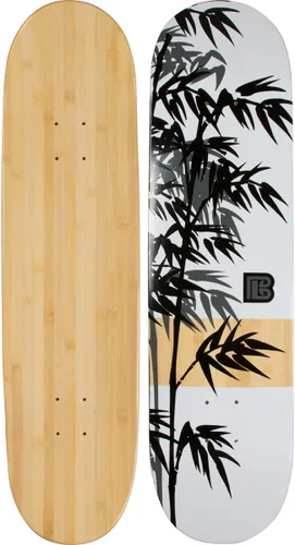 Vista 6 de Bamboo Skateboards Graphic - Tabla de skateboard (bambú, duran más que el arce, respetuosa con el medio ambiente)