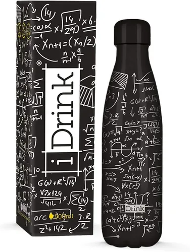 Vista 4 de IDRINK® Botella térmica revolucionaria, 2 paredes, botella de acero inoxidable, 16.9 fl oz UNICORN