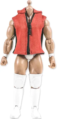 Vista 5 de Juego de 5 sudaderas con capucha sin mangas para figuras de acción de lucha libre, multicolor, Varios