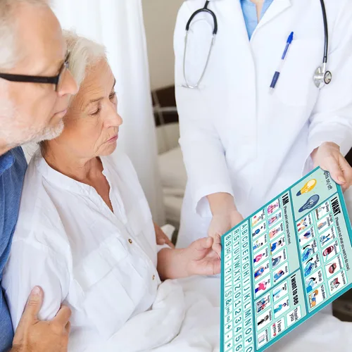 Vista 3 de Tablero de comunicación no verbal, resistente al agua, herramientas de comunicación para pacientes con afasia, tarjetas duraderas para dispositivos